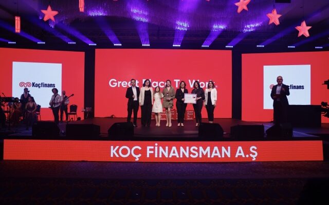 kocfinansa en iyi isveren odulu